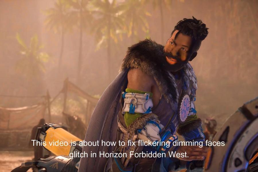 Cómo arreglar el glitch de caras parpadeando / oscureciéndose en Horizon Forbidden West